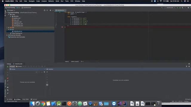 Kotlin Tutorial: When Statement смотреть онлайн