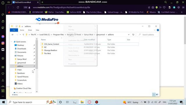How To Remove The Red DeathScreen In Garry's Mod смотреть онлайн
