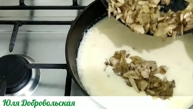 Обед по- быстрому , без мяса/ Макароны с грибной подливой смотреть онлайн