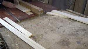 Делаю дверь в баню из обрезков вагонки.