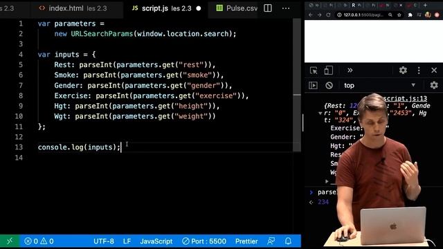 JavaScript Les 2.3 en 2.4 - Machine Learning voorspellingen смотреть онлайн