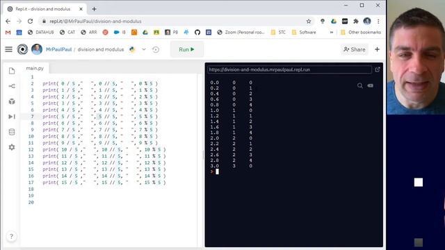 Python tip: Integer division and modulus смотреть онлайн