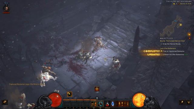 Diablo 3 - Season 27 - Kanai's Cube - 12 Min - HC Barbarian
