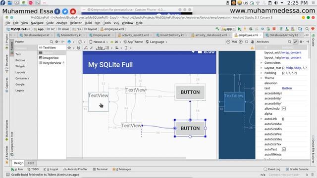 39 Kotlin android SQLite Read Database смотреть онлайн