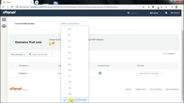 How to change PHP version || cPanel || Wordpress || In Hindi || смотреть онлайн