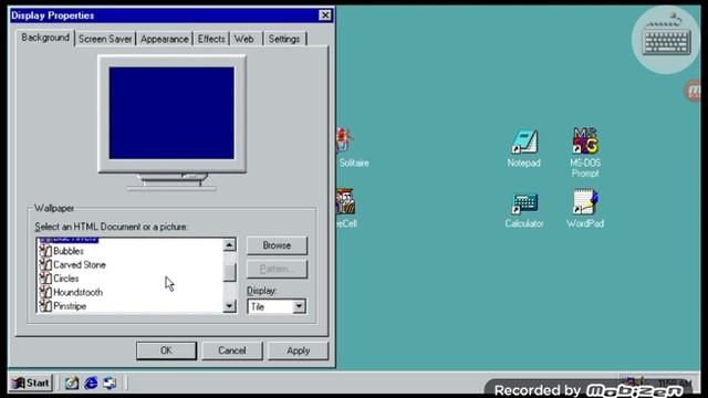 всем привет в этом видео ролике я показываю как сменить обои windows 98 смотреть онлайн