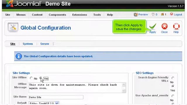 How to access & update the global configuration settings | Tutorial смотреть онлайн