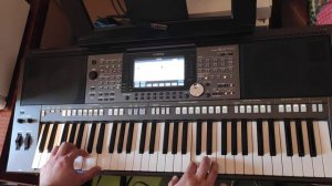ВИА Земляне Маленький кораблик   Cover Yamaha PSR S970