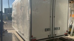 Термо будка на ГАЗель / Сборка стен / 8 паллет / Стенка 50 мм