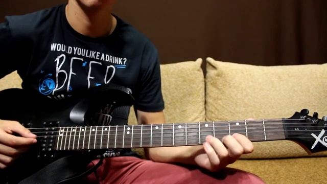 Muse - Unnatural selection - как играть на гитаре - аккорды - how to play on guitar - lesson смотреть онлайн