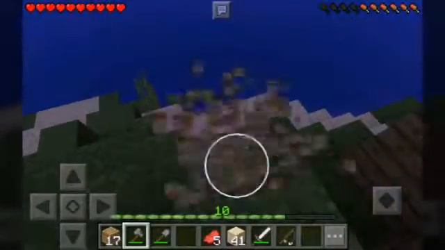 Выживание в Minecraft PE 0.15.2 #5-лошадь и рыбалка смотреть онлайн
