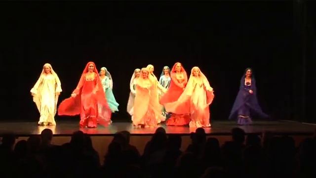 Mercedes Nieto With The Nymph Oriental Dance Company - Nubian Dance