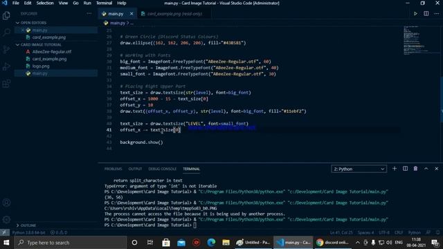 Image Manipulation with Pillow. Rank Card Image Tutorial for Beginners in Hindi. смотреть онлайн