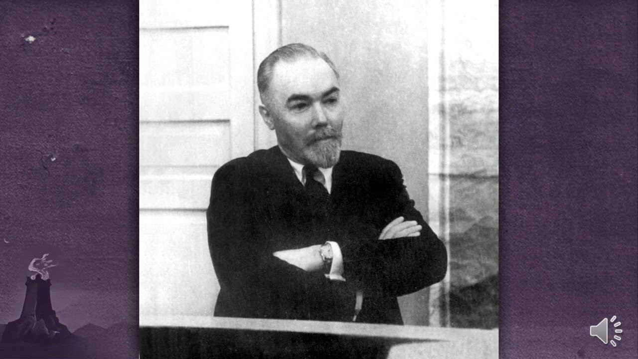 Выступление Ю.Н. Рериха на открытии выставки картин Н.К. Рериха в Москве, в апреле 1958 г.