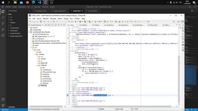 01 Plantilla - Tienda Online Java web (Eclipse) смотреть онлайн