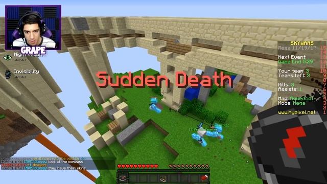 SECRET FIRE ASPECT AXE!! (Minecraft MEGA Skywars) смотреть онлайн