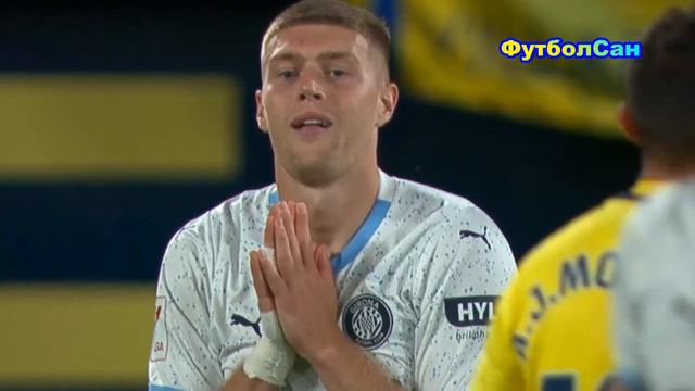 Вильярреал - Жирона 1:2 Довбик - гол, Цыганков мог забить, новый лидер Ла лиги 2023/24 смотреть онлайн