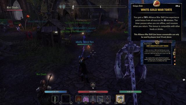 ESO Golden Curiosity // 15 million plus consumable recipe // White-Gold War Torte смотреть онлайн