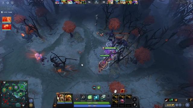 РАЗНОС КАРТЫ НА МИДОВОМ ДРУИДЕ ЧЕРЕЗ РАДИК И МОЛНИИ | Lone Druid 7.33