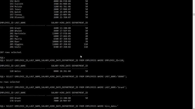 Demo session of Oracle SQL course смотреть онлайн