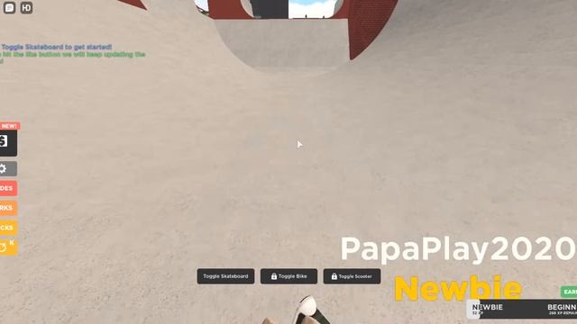 Гоняем на скейте по Скейт Парку в РОБЛОКС! Skate Park Roblox! Папа Плей смотреть онлайн