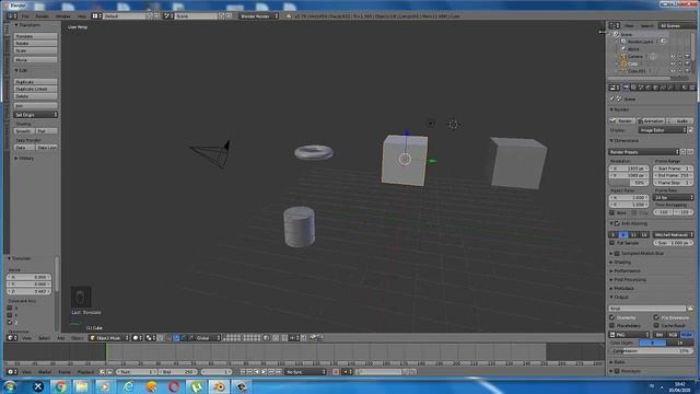 Cara Pindah 3D Cursor Blender Ke Center смотреть онлайн