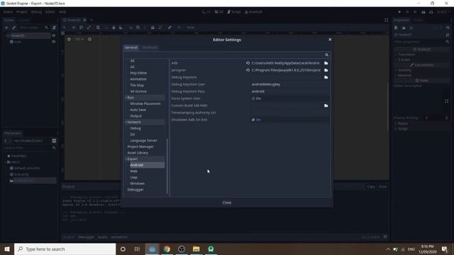 Export/Configuring Godot 3.2.2 for Android Platform (Tutorial) смотреть онлайн
