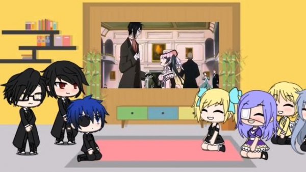 реакция Тёмного дворецкого на видео 2часть