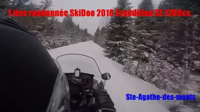 Essaie Ski Doo 2016 Expédition SE 1200cc. смотреть онлайн