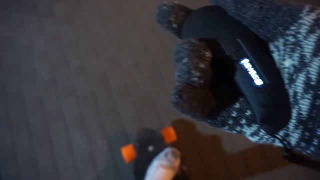 Электроскейт по снегу?? [Exway X1 зимой] смотреть онлайн