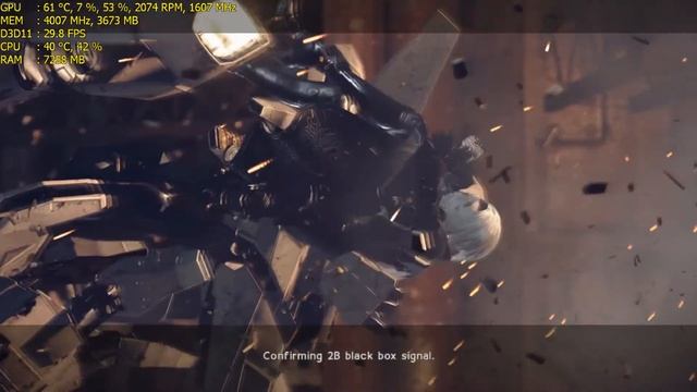 NieR Automata - Pentium G4400 - GTX1060 - 1080p смотреть онлайн
