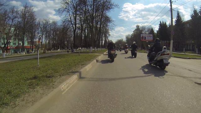 Открытие мотосезона 2018 в Новомосковске смотреть онлайн