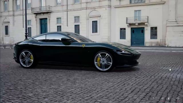 Ferrari Roma 2020 Verde British Configuration And 360 Degree Video (No Commentary) смотреть онлайн