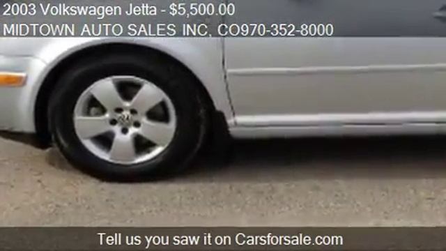 2003 Volkswagen Jetta GL TDI - for sale in GREELEY, CO 80631 смотреть онлайн