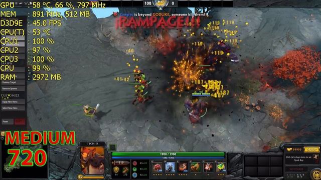Dota 2 Athlon ii x3 445 Gt 740 (1080,900,720) смотреть онлайн