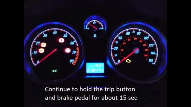 How to reset service light indicator Opel Vectra C 2002 - 2008 смотреть онлайн