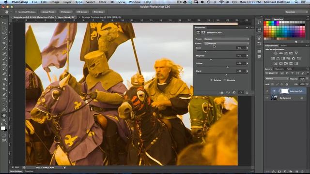 Unify your Image with Selective Color in Photoshop смотреть онлайн