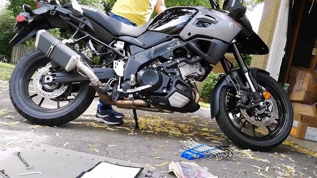 2018 Suzuki DL1000 V Strom Dan Moto Exhaust смотреть онлайн