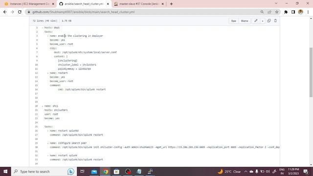 Automation of Splunk playbook files with the help of Jenkins pipeline, Git and AWS Ec2 instance смотреть онлайн