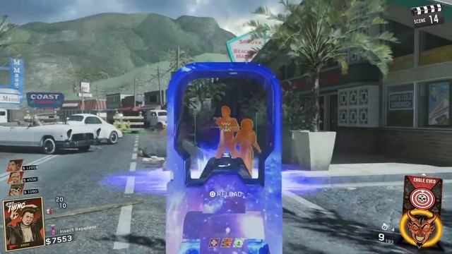 (Call of duty infinite warfare) Attack of Radioactive Thing Zombie game play смотреть онлайн