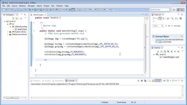 JavaCV Tutorial 1- Basics(Image transformations) смотреть онлайн