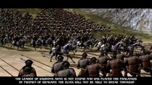 SIEGE OF HELMS DEEP - Alliance of All Elves VS Army of Sauron - 20,000 Units | Cinematic Battle