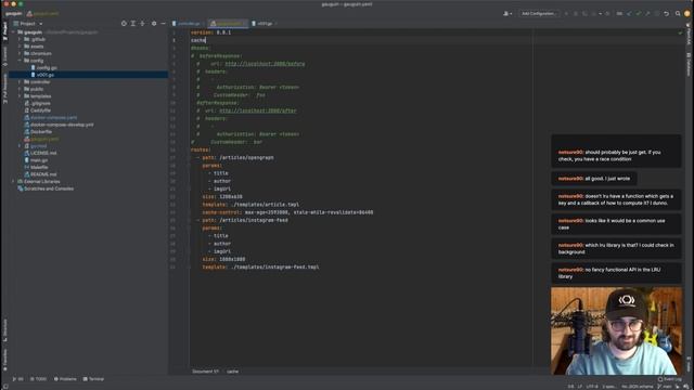 Live Coding in Golang: adding a LRU cache to Gauguin, an open-source Golang software смотреть онлайн