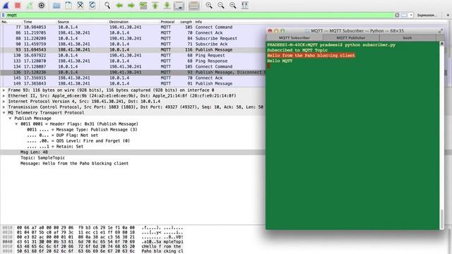 MQTT Packet Capture and Analysis using Wireshark смотреть онлайн