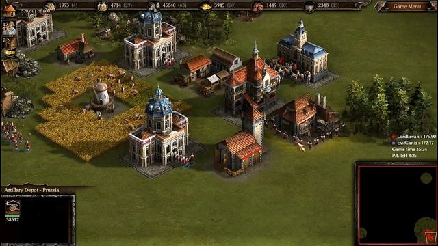 Cossacks 3 online gameplay - 1vs1 Prussian civil war (#52) смотреть онлайн