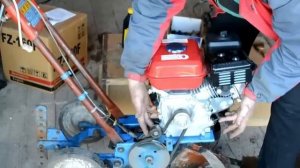 Установка двигателя 4-х тактного на культиватор Крот