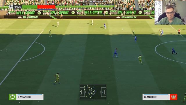 VfL Wolfsburg - Bayer 04 Leverkusen FIFA 22 My reactions and comments смотреть онлайн
