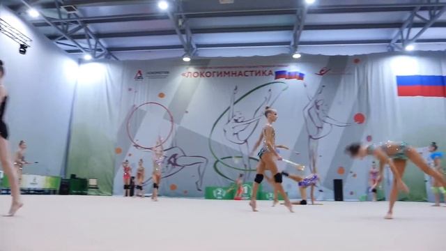 Всероссийские соревнования по художественной гимнастике "Локогимнастика-2022". Владлена Васильева смотреть онлайн