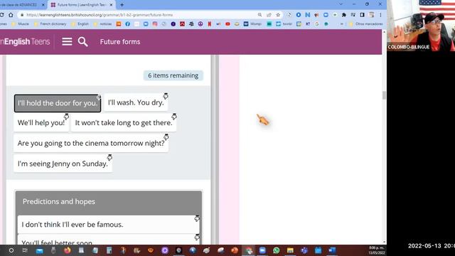 FUTURE TENSES AND ONLINE ACTIVITIES смотреть онлайн