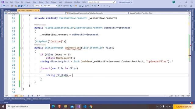 Upload File Asp.net Core Web API смотреть онлайн